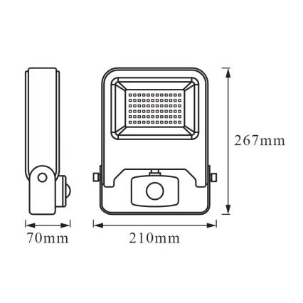 Ledvance - LED Reflector con sensor ENDURA LED/50W/230V IP44