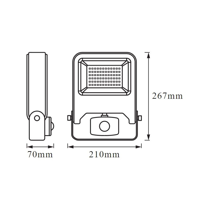Ledvance - LED Reflector con sensor ENDURA LED/50W/230V IP44