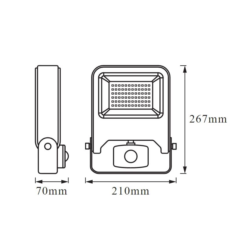 Ledvance - LED Reflector con sensor ENDURA LED/50W/230V IP44