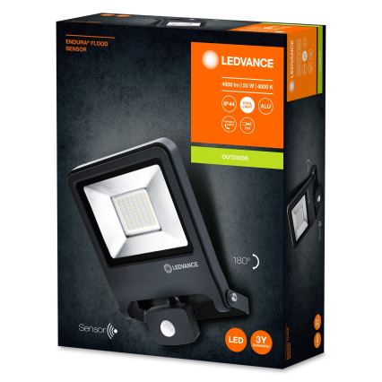 Ledvance - LED Reflector con sensor ENDURA LED/50W/230V IP44