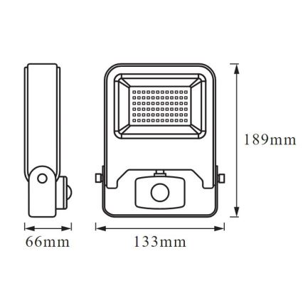 Ledvance - LED Reflector ENDURA con sensor LED/20W/230V IP44