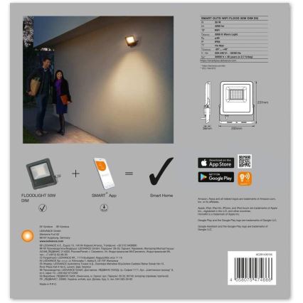 Ledvance - LED Reflector SMART+ FLOOD LED/50W/230V IP65 Wi-Fi