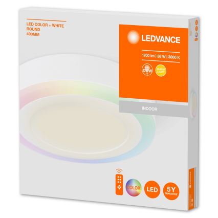 Ledvance - LED RGB Plafón regulable LED/38W/230V + CR