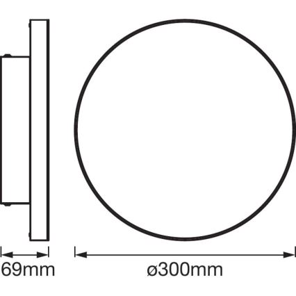 Ledvance - LED RGB+TW Plafón regulable SMART+ FRAMELESS LED/20W/230V 3000K-6500K