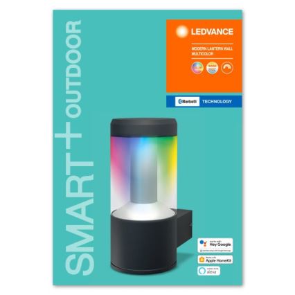 Ledvance -LED RGBW Aplique de pared Regulable SMART + LED MODERNO/12W/230V IP44 BT