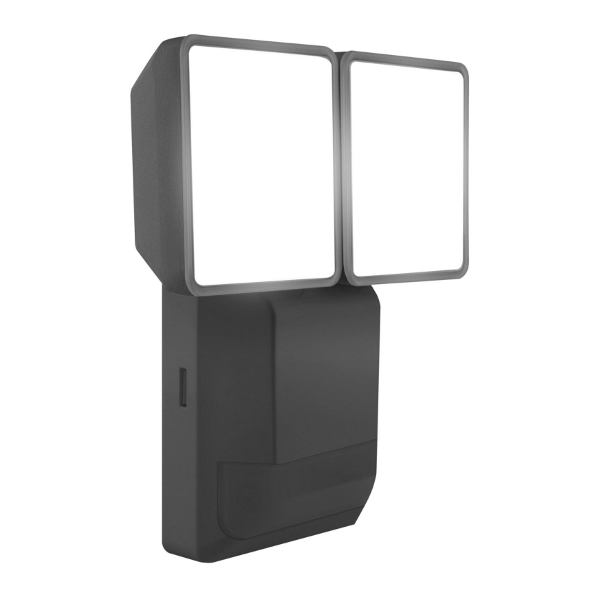 Ledvance - Luminaria de pared LED para exteriores con sensor SPOT 2xLED/8W/230V IP55