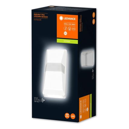 Ledvance - Luminaria de pared LED para exteriores con sensor UPDOWN LED/10W/230V IP55