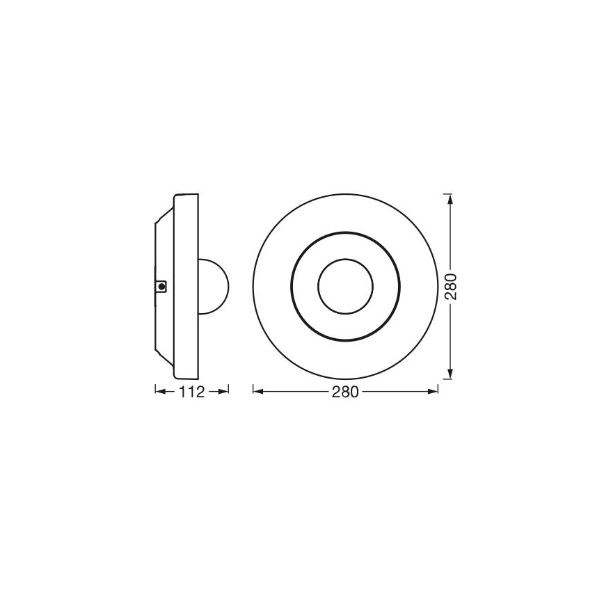 Ledvance - Luz exterior LED con sensor y cámara SMART+ LED/22W/230V IP44 Wi-Fi