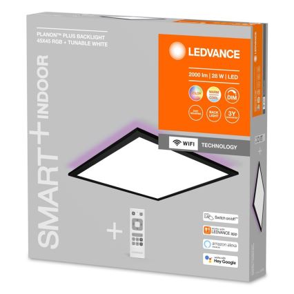 Ledvance - Panel LED RGBW regulable SMART+ PLANON LED/28W/230V 3000-6500K Wi-Fi + mando a distancia