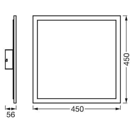 Ledvance - Panel LED RGBW regulable SMART+ PLANON LED/28W/230V 3000-6500K Wi-Fi + mando a distancia