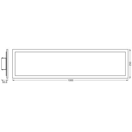 Ledvance - Panel LED RGBW regulable SMART+ PLANON LED/30W/230V 3000-6500K Wi-Fi + mando a distancia