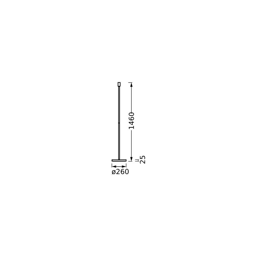 Ledvance - Pie de lámpara DECOR STICK 1xE27/40W/230V beige