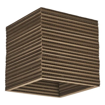 Ledvance - Plafón DECOR CARDBOARD 1xE27/15W/230V 25x25 cm