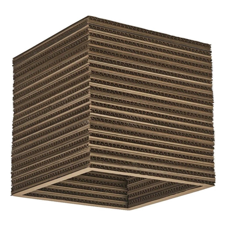 Ledvance - Plafón DECOR CARDBOARD 1xE27/15W/230V 25x25 cm