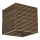 Ledvance - Plafón DECOR CARDBOARD 1xE27/15W/230V 25x25 cm