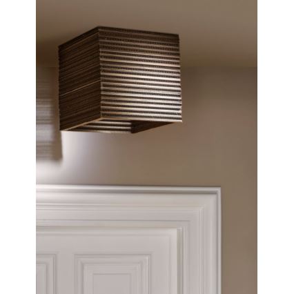 Ledvance - Plafón DECOR CARDBOARD 1xE27/15W/230V 25x25 cm
