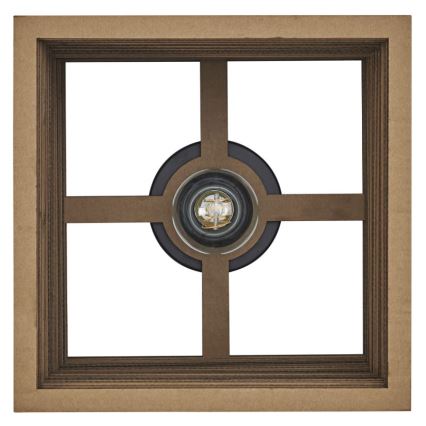 Ledvance - Plafón DECOR CARDBOARD 1xE27/15W/230V 25x25 cm