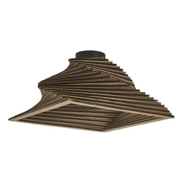 Ledvance - Plafón DECOR CARDBOARD 1xE27/15W/230V 40x40 cm