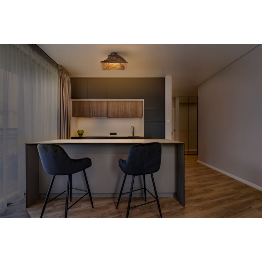 Ledvance - Plafón DECOR CARDBOARD 1xE27/15W/230V 40x40 cm