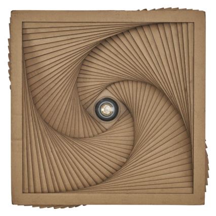 Ledvance - Plafón DECOR CARDBOARD 1xE27/15W/230V 40x40 cm