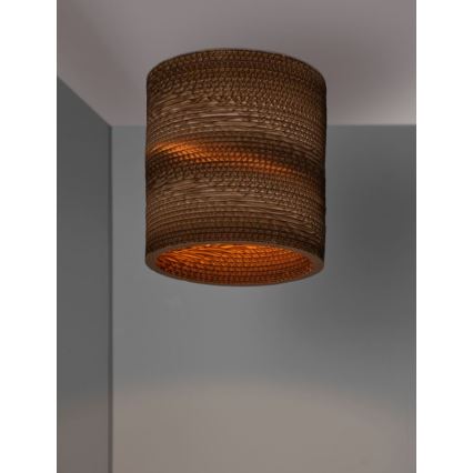 Ledvance - Plafón DECOR CARDBOARD 1xE27/15W/230V diá. 25 cm