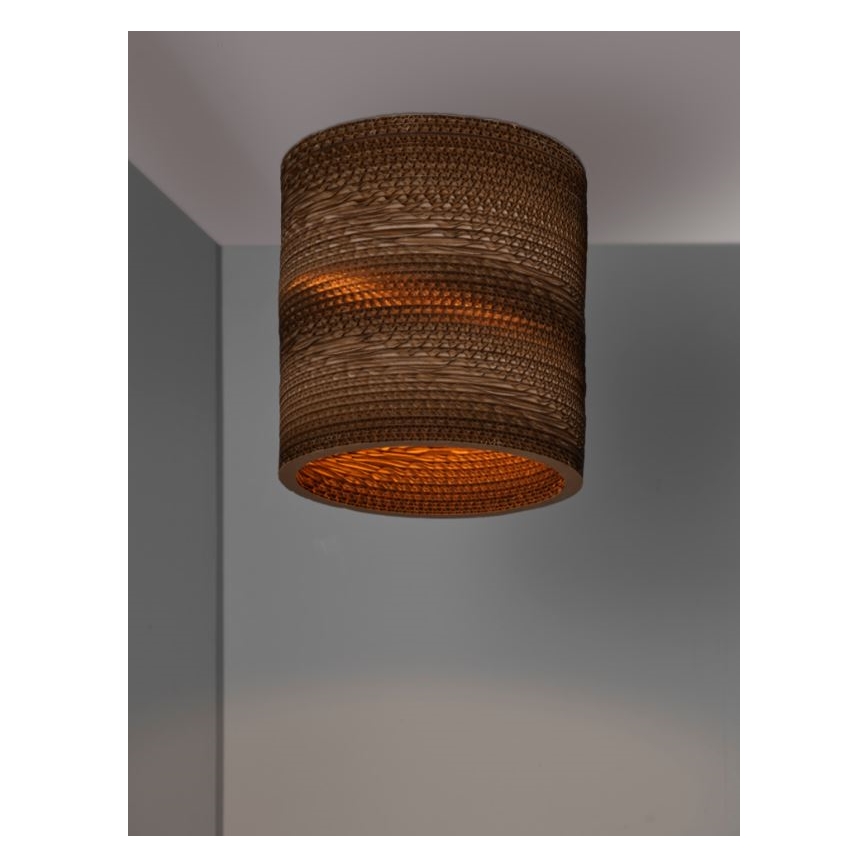 Ledvance - Plafón DECOR CARDBOARD 1xE27/15W/230V diá. 25 cm