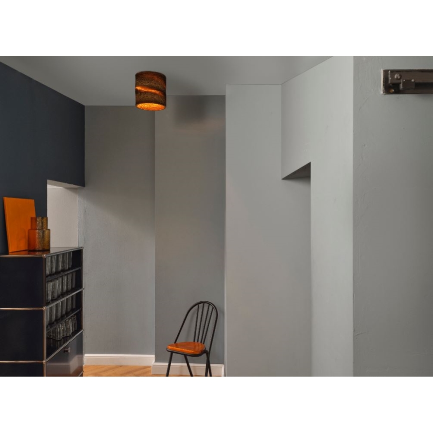 Ledvance - Plafón DECOR CARDBOARD 1xE27/15W/230V diá. 25 cm
