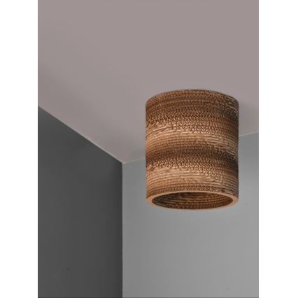 Ledvance - Plafón DECOR CARDBOARD 1xE27/15W/230V diá. 25 cm