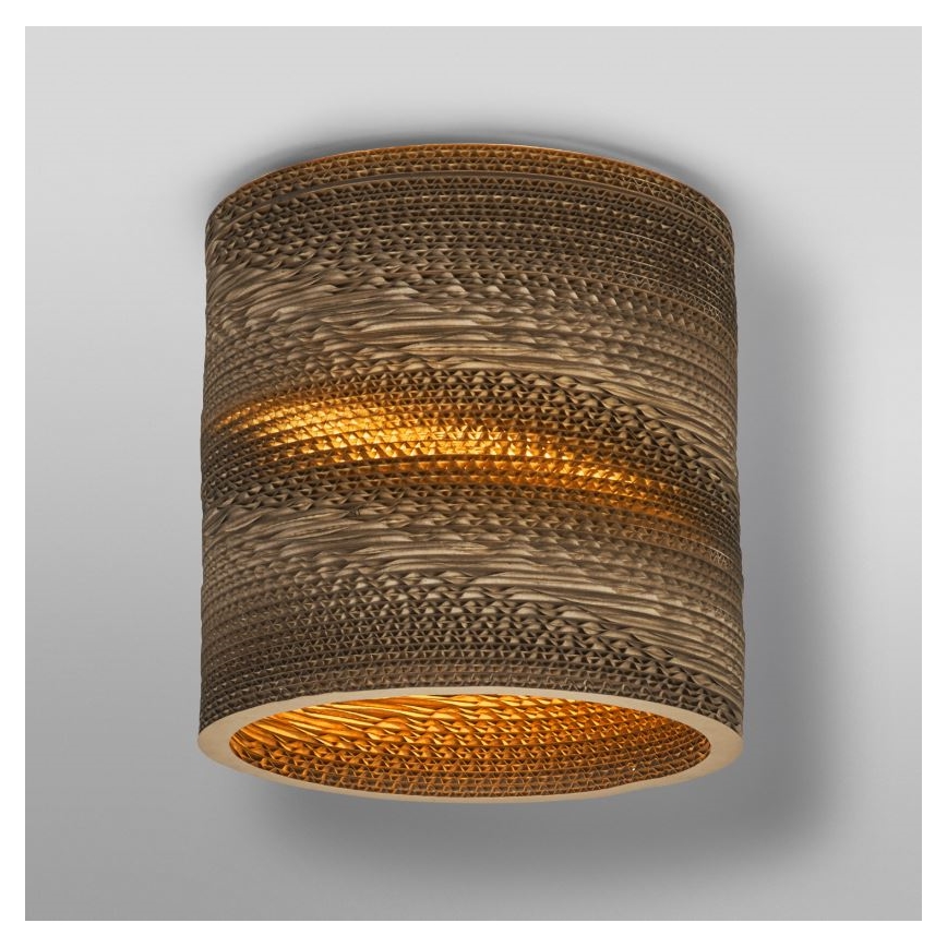 Ledvance - Plafón DECOR CARDBOARD 1xE27/15W/230V diá. 25 cm