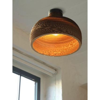 Ledvance - Plafón DECOR CARDBOARD 1xE27/15W/230V diá. 36 cm