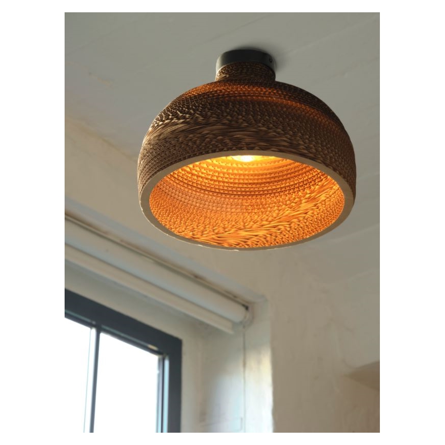 Ledvance - Plafón DECOR CARDBOARD 1xE27/15W/230V diá. 36 cm