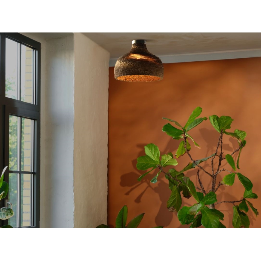 Ledvance - Plafón DECOR CARDBOARD 1xE27/15W/230V diá. 36 cm