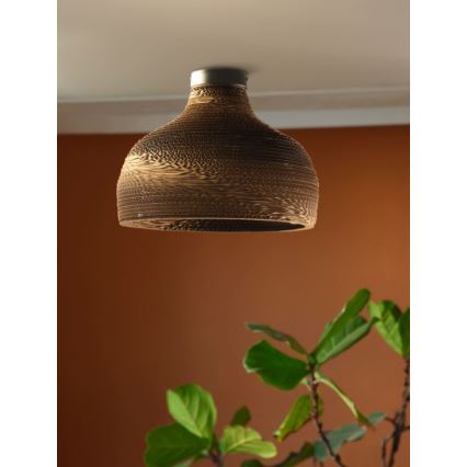 Ledvance - Plafón DECOR CARDBOARD 1xE27/15W/230V diá. 36 cm
