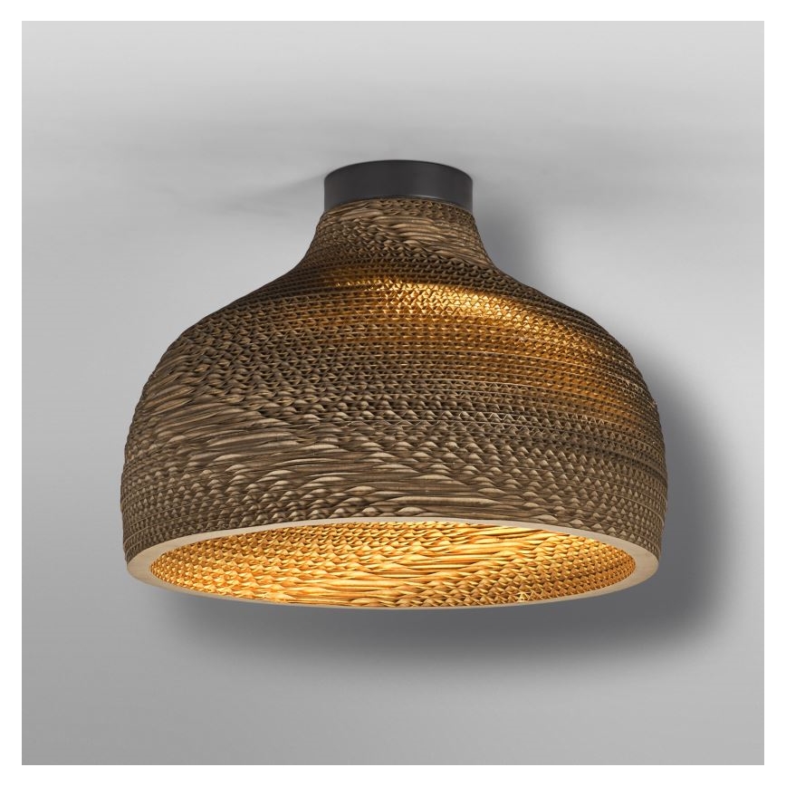 Ledvance - Plafón DECOR CARDBOARD 1xE27/15W/230V diá. 36 cm