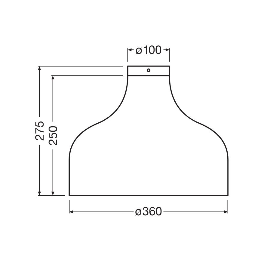 Ledvance - Plafón DECOR CARDBOARD 1xE27/15W/230V diá. 36 cm