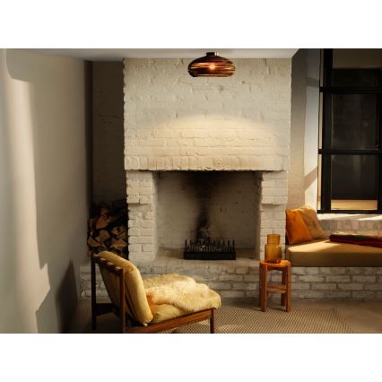 Ledvance - Plafón DECOR CARDBOARD 1xE27/15W/230V diá. 40 cm