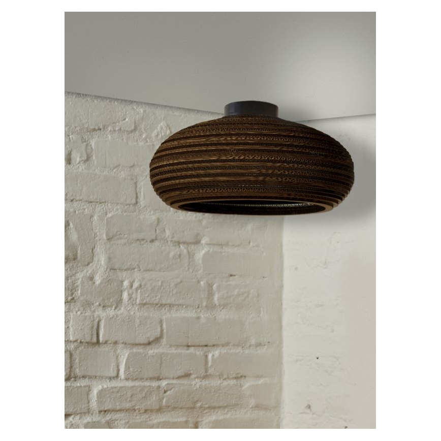Ledvance - Plafón DECOR CARDBOARD 1xE27/15W/230V diá. 40 cm