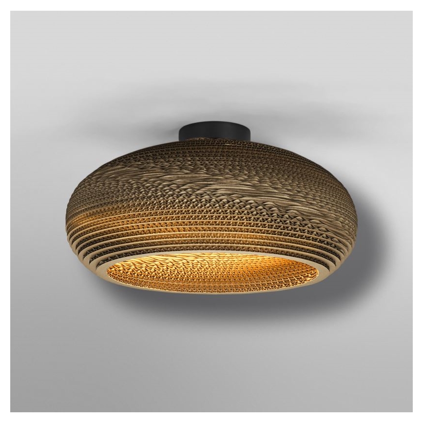 Ledvance - Plafón DECOR CARDBOARD 1xE27/15W/230V diá. 40 cm
