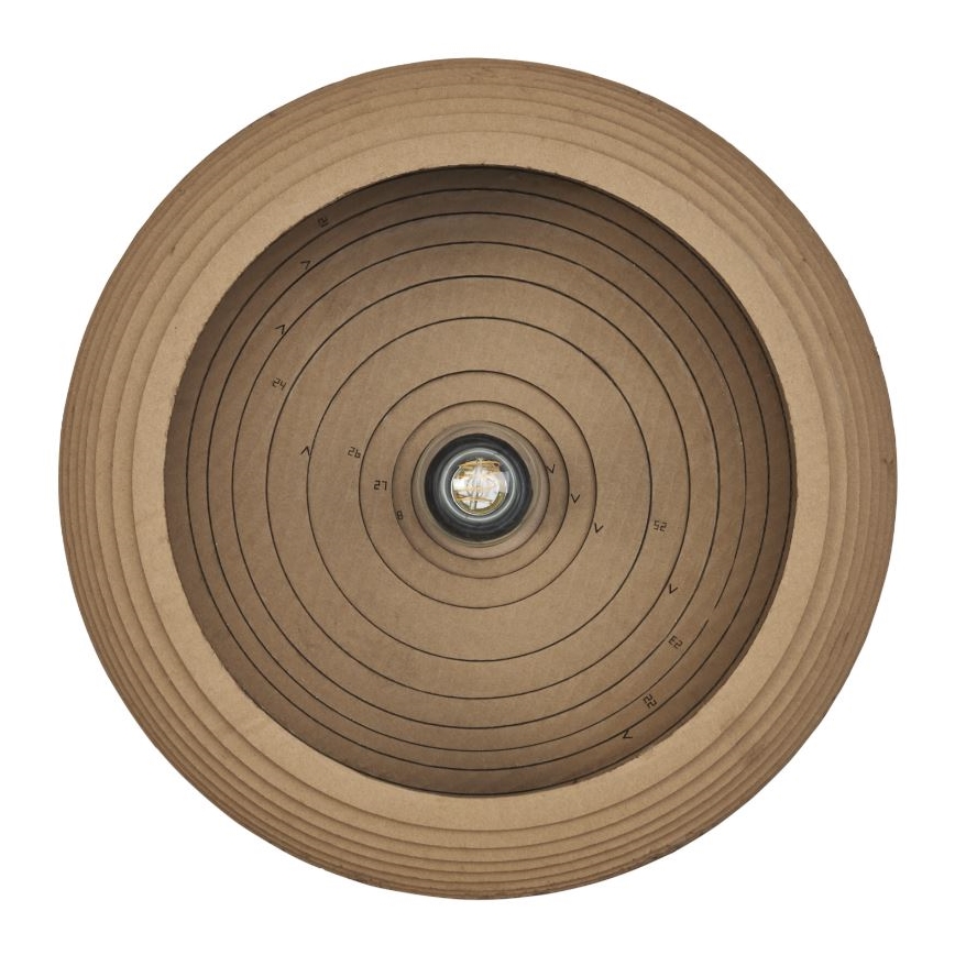 Ledvance - Plafón DECOR CARDBOARD 1xE27/15W/230V diá. 40 cm