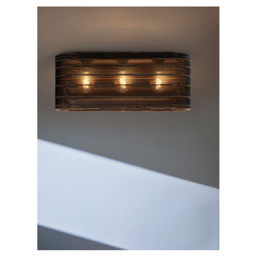 Ledvance - Plafón DECOR CARDBOARD 3xE27/15W/230V