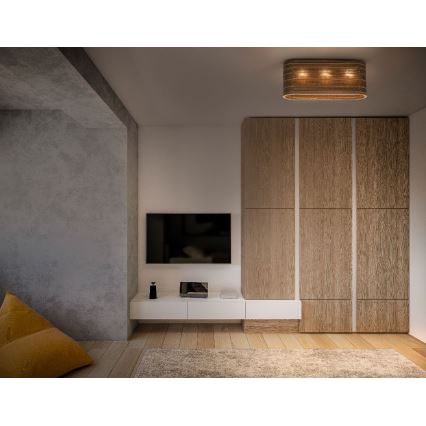 Ledvance - Plafón DECOR CARDBOARD 3xE27/15W/230V
