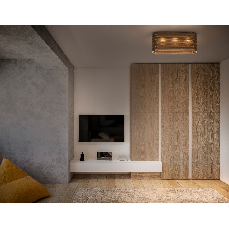 Ledvance - Plafón DECOR CARDBOARD 3xE27/15W/230V