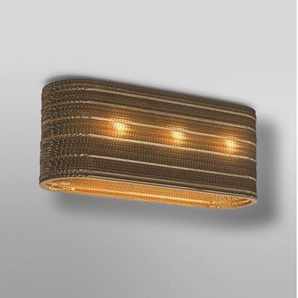 Ledvance - Plafón DECOR CARDBOARD 3xE27/15W/230V