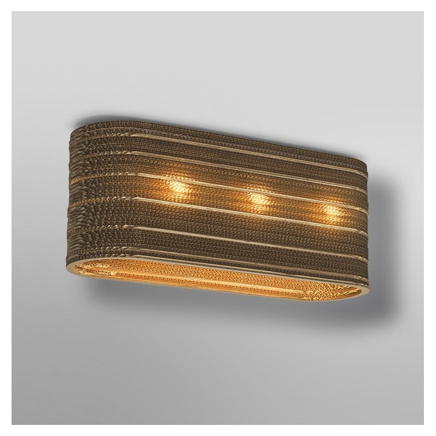 Ledvance - Plafón DECOR CARDBOARD 3xE27/15W/230V