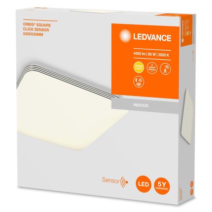 Ledvance - Plafón LED con sensor ORBIS LED/60W/230V 3000K