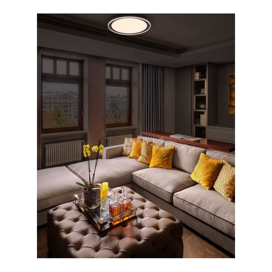 Ledvance - Plafón LED ORBIS PEDERSON LED/36W/230V diá. 55 cm negro