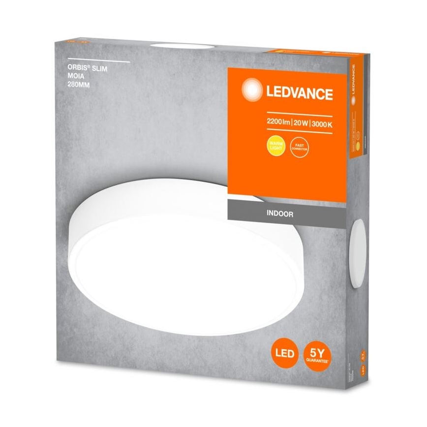 Ledvance - Plafón LED ORBIS SLIM LED/20W/230V blanco