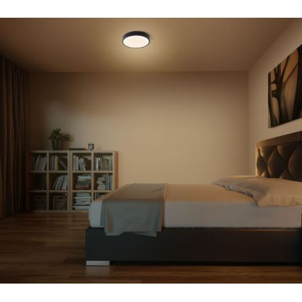 Ledvance - Plafón LED ORBIS SLIM LED/20W/230V negro