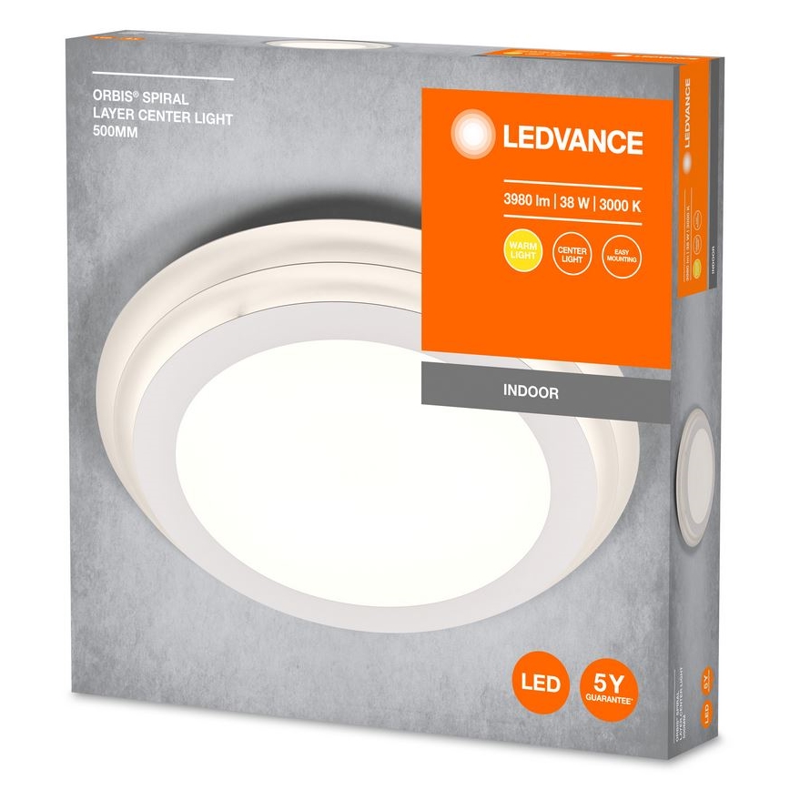 Ledvance - Plafón LED ORBIS SPIRAL LED/38W/230V