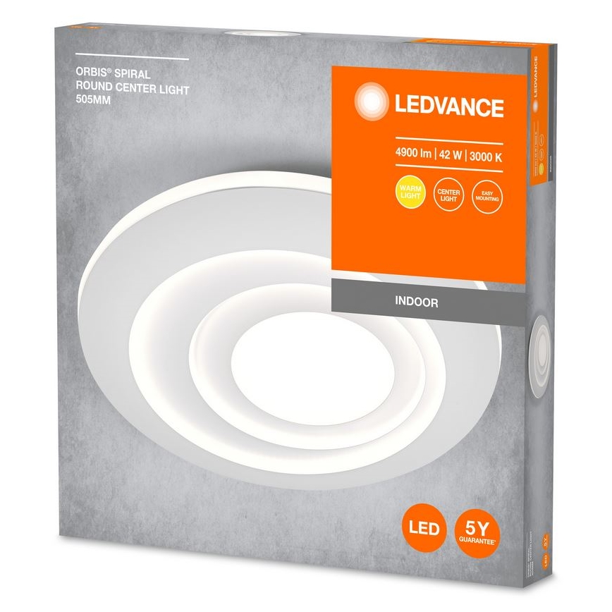 Ledvance - Plafón LED ORBIS SPIRAL LED/42W/230V